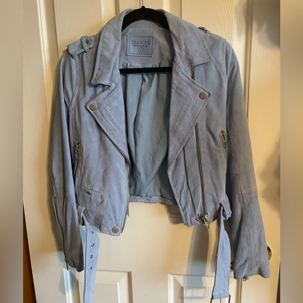 Blue suede jacket [BalnkNYC]